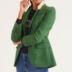 Boden Smyth British Tweed Blazer - Green